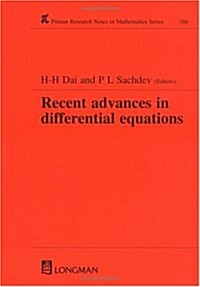 Recent Advances in Differential Equations (Hardcover)