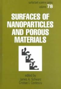 Surfaces of nanoparticles and porous materials