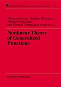Nonlinear Theory of Generalized Functions (Paperback)