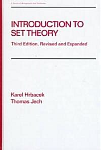 [중고] Introduction to Set Theory, Revised and Expanded (Hardcover, 3, Rev and Expande)