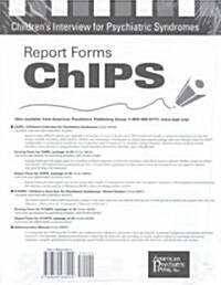 Report Forms for Chips (Paperback)
