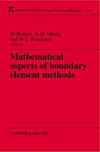 Mathematical Aspects of Boundary Element Methods (Paperback)