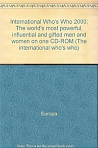 The International Whos Who (CD-ROM, 63 ed)