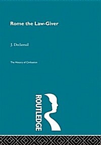 Rome the Law-Giver (Hardcover)