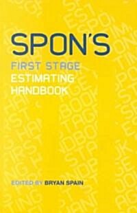 Spons First Stage Estimating Handbook (Paperback)