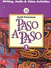 Paso a Paso 1996 Spanish Student Edition Workbook Tape Manual Level 1 (Paperback)