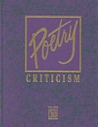 Poetry Criticism (Hardcover)