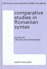 Comparative Studies in Romanian Syntax (Hardcover)