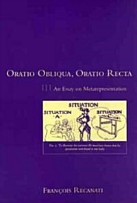 Oratio Obliqua, Oratio Recta: An Essay on Metarepresentation (Paperback)