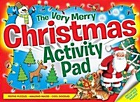 The Very Merry Christmas Activity Pad : Festive Puzzles ~ Amazing Mazes ~ Cool Doodles (Paperback)