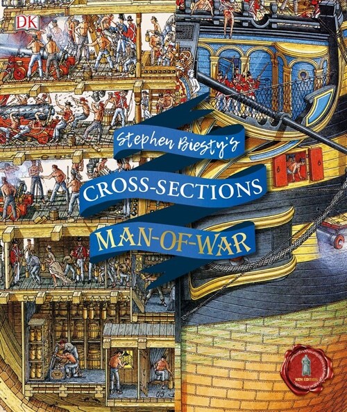 Stephen Biestys Cross-Sections Man-Of-War (Hardcover)