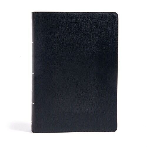 KJV Super Giant Print Reference Bible, Black Genuine Leather, Indexed (Leather)