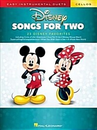 Disney Songs for Two Cellos: Easy Instrumental Duets (Paperback)