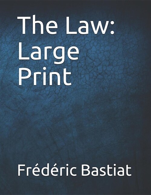 The Law: Large Print (Paperback)