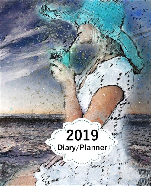 2019 Diary Planner: Page a Day (365 Pages) Daily Diary / Planner, Calendar Schedule Organizer for Daily, Weekly & Monthly Goals Seaside Gi (Paperback)