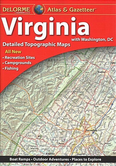 Delorme Virginia Atlas & Gazetteer (Paperback, 8)