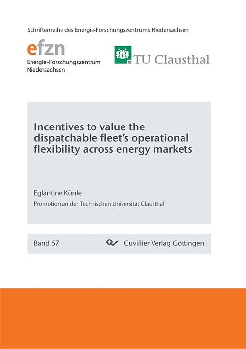 Incentives to Value the Dispatchable Fleets Operational Flexibility Across Energy Markets (Paperback)