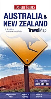 Insight Travel Maps: Australia & New Zealand (Sheet Map, 4 Rev ed)