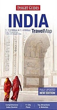 Insight Travel Map: India (Hardcover)
