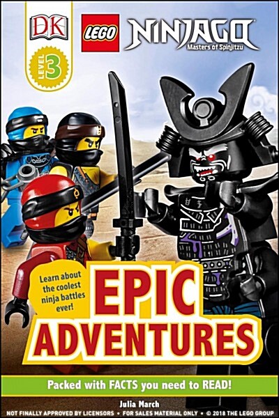 DK Readers Level 3: Lego Ninjago: Epic Adventures (Hardcover)
