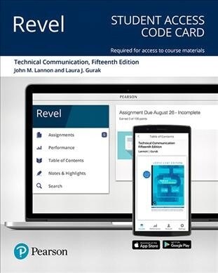Revel for Technical Communication -- Access Card (Hardcover, 15)