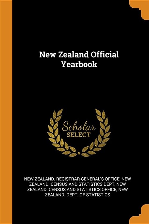 New Zealand Official Yearbook (Paperback)