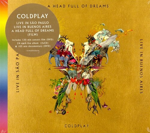 [중고] [수입] Coldplay - Live In Buenos Aires/Live In Sao Paulo/A Head Full Of Dreams [Film] [2CD+2DVD]