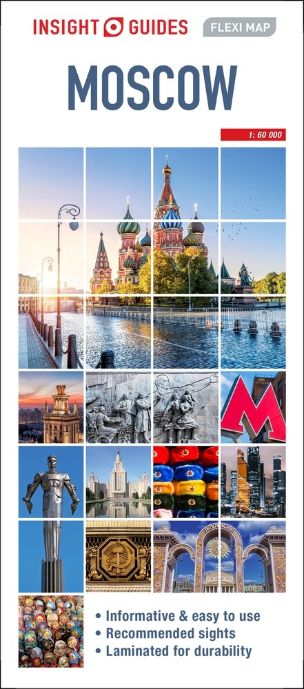 Insight Guides Flexi Map Moscow (Sheet Map, 4 Revised edition)