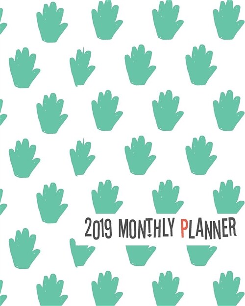 2019 Planner: Cute Green Bushes (Paperback)