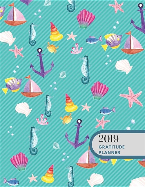 2019 Anchor Navy Gratitude Journal Daily Planner: Academic Hourly Organizer in 15 Minute Interval; Appointment Calendar with Address Book; Monthly & W (Paperback)