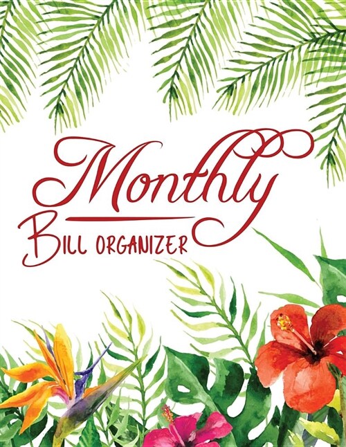 Monthly Bill Organizer: Money Management Guide to Check Your Financial Health Income List, Monthly Expense Categories and Weekly Expense (Paperback)