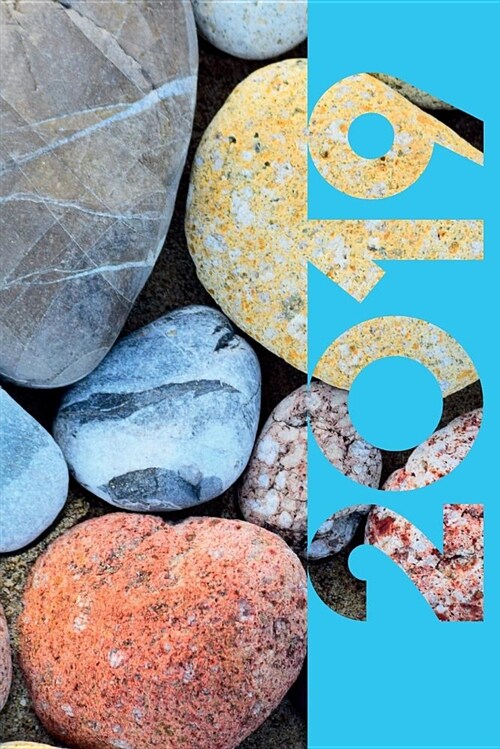 2019: Types of Rocks and Minerals Excellent Organizer Diary Daily Weekly and Monthly Calendar Planner for Beachcombing Fans (Paperback)