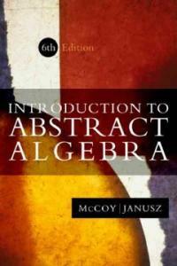 Introduction to abstract algebra / 6th ed