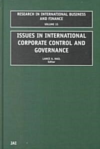 Issues in International Corporate Control and Governance (Hardcover)