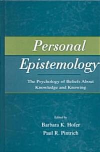 Personal Epistemology (Hardcover)