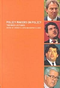 Policy Makers on Policy (Hardcover)