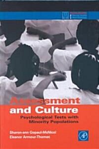 Assessment and Culture: Psychological Tests with Minority Populations (Hardcover)