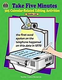 365 Calendar-Related Editing Activities, Grades 4-8 (Paperback)