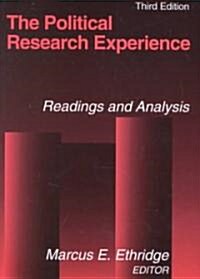 The Political Research Experience : Readings and Analysis (Paperback, 3 ed)