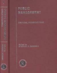 Public management : critical perspectives
