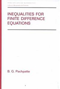 Inequalities for Finite Difference Equations (Hardcover)