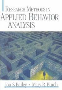 Research methods in applied behavior analysis