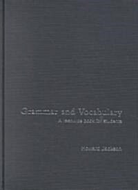 Grammar and Vocabulary : A Resource Book for Students (Hardcover)