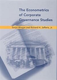 The Econometrics of Corporate Governance Studies (Hardcover)