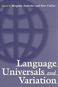 Language Universals and Variation (Hardcover)