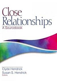 Close Relationships: A Sourcebook (Paperback)