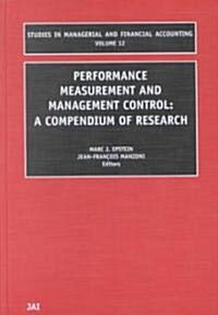 Performance Measurement and Management Control: A Compendium of Research (Hardcover)