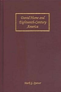 David Hume and Eighteenth-Century America (Hardcover)
