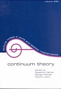 Continuum Theory (Hardcover)