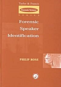 Forensic Speaker Identification (Hardcover)